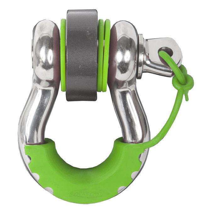 Daystar KU70058FG Locking D Ring Isolators Fluorescent Green Pair Daystar - Truck Part Superstore