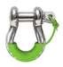 Daystar KU70058FG Locking D Ring Isolators Fluorescent Green Pair Daystar - Truck Part Superstore
