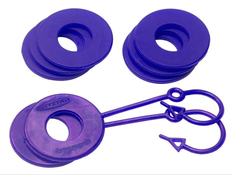 Daystar KU70059PR D Ring Isolator Washer Locker Kit 2 Locking Washers and 8 Non-Locking Washers Purple Daystar - Truck Part Superstore