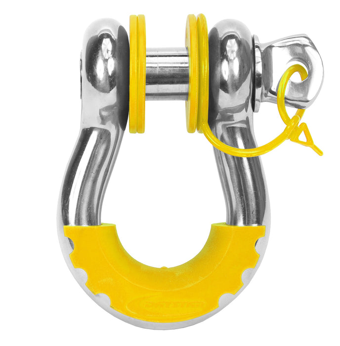 Daystar KU70060YL D Ring Isolator With Lock Washer Kit 6 Washers 2 Locking Washers 2 Isolators Yellow Daystar - Truck Part Superstore