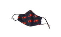 Kooks Custom Headers KW-100640 Kooks Black Face Mask with Red K-Flame Logo - Truck Part Superstore