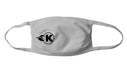Kooks Custom Headers KW-100643 Kooks Grey Face Mask with Black K-Flame Logo - Truck Part Superstore