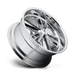 Foose 1PC F09717806145 F97 17X8 5X4.75 CHR-PLATED 01MM - Truck Part Superstore