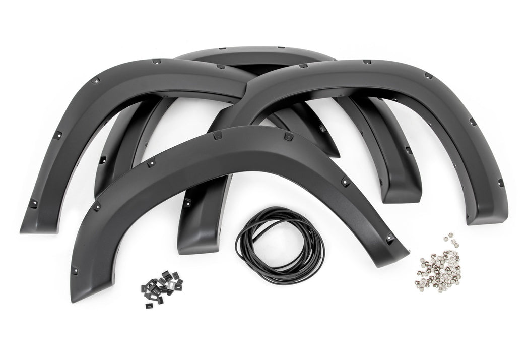 Rough Country L-D10915 Ram E-Series Fender Flares w Rivets For 19-20 Ram 1500 Rough Country - Truck Part Superstore