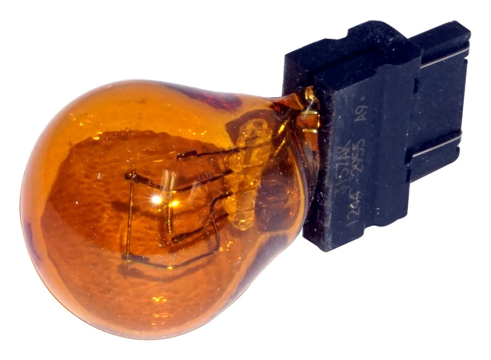 Crown Automotive Jeep Replacement L0003157AK Bulb; 3157A Long Life Bulb; Amber; - Truck Part Superstore