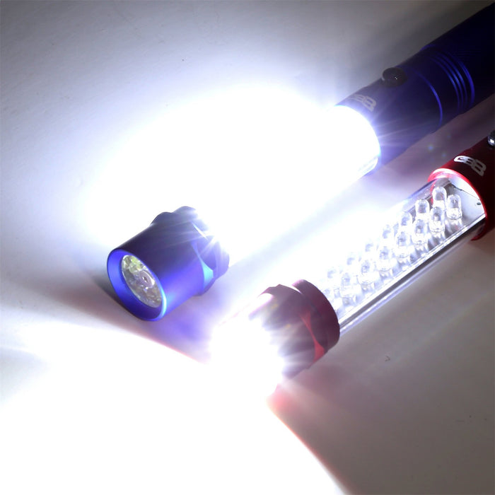 Smittybilt L-1407RD Flashlight GB8 8 Inch Led 3 In 1 Light Red Smittybilt - Truck Part Superstore