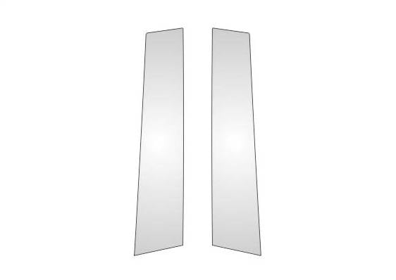 Black Horse Off Road LAND-P-TRIM-9A Door Pillar Post Trim Set - Truck Part Superstore