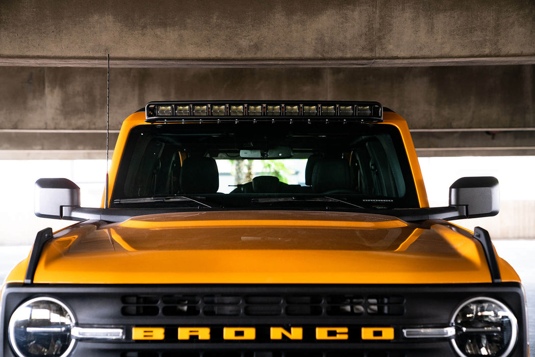 DV8 Offroad LBBR-03 21-22 Ford Bronco Curved Light Bracket for 12 3-Inch Pod Lights DV8 Offroad - Truck Part Superstore
