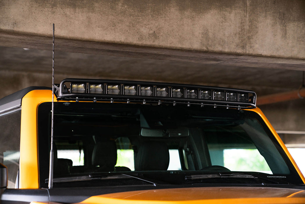 DV8 Offroad LBBR-03 21-22 Ford Bronco Curved Light Bracket for 12 3-Inch Pod Lights DV8 Offroad - Truck Part Superstore