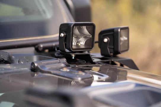 DV8 Offroad LBJL-04 A-Pillar Dual Pod Light Mounts For 18-22 Jeep Wrangler JL 20-22 Gladiator DV8 Offroad - Truck Part Superstore