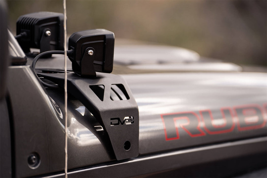 DV8 Offroad LBJL-04 A-Pillar Dual Pod Light Mounts For 18-22 Jeep Wrangler JL 20-22 Gladiator DV8 Offroad - Truck Part Superstore