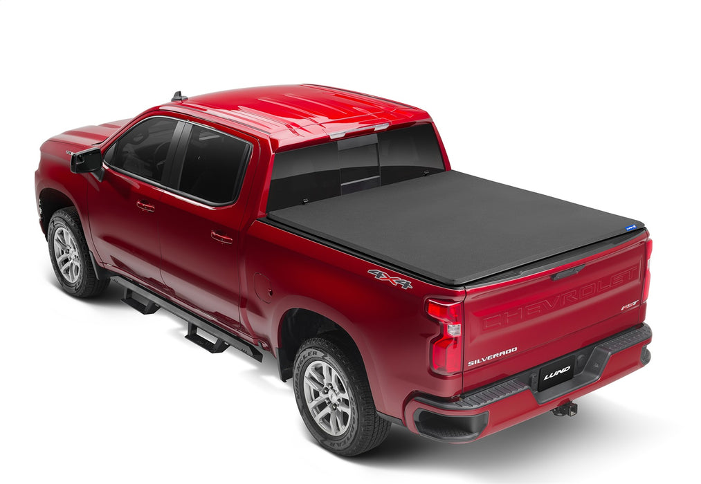Lund 958292 Genesis™ Elite Tri-Fold Tonneau; Black; Will Not Fit Carbon Pro Bed; - Truck Part Superstore