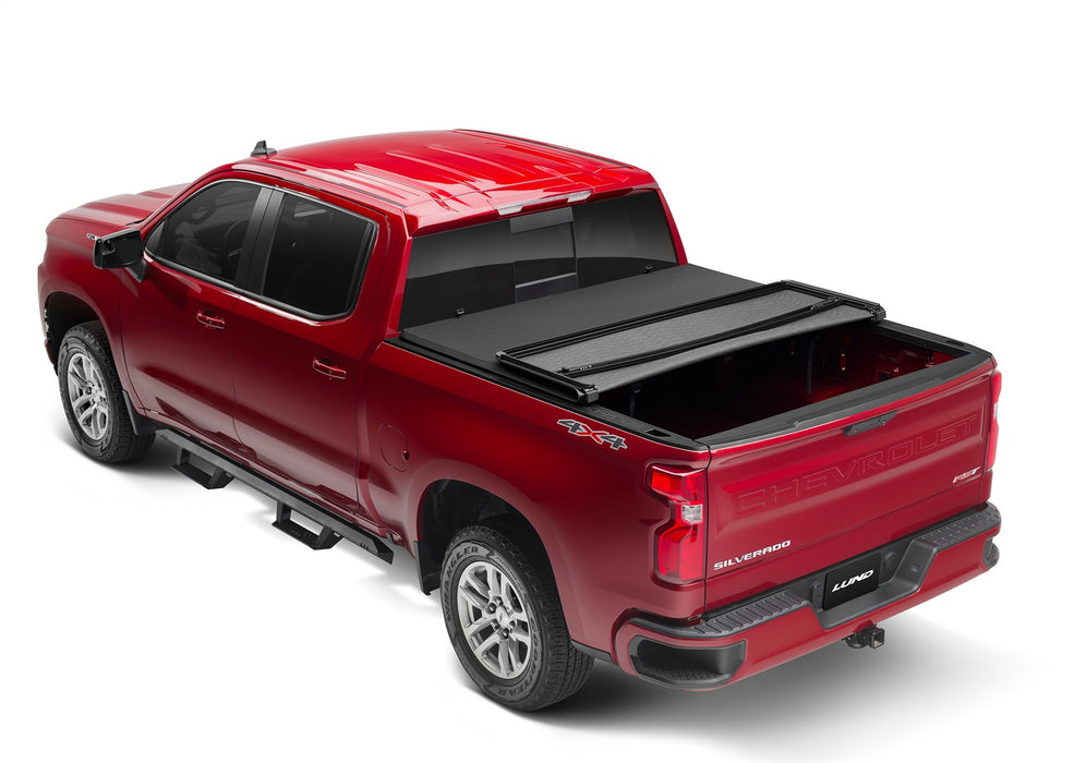 Lund 958292 Genesis™ Elite Tri-Fold Tonneau; Black; Will Not Fit Carbon Pro Bed; - Truck Part Superstore