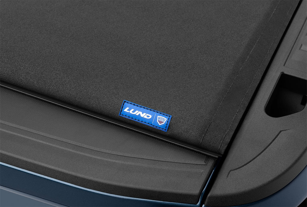 Lund 96054 Genesis™ Roll Up Tonneau; Black Leather Look; - Truck Part Superstore