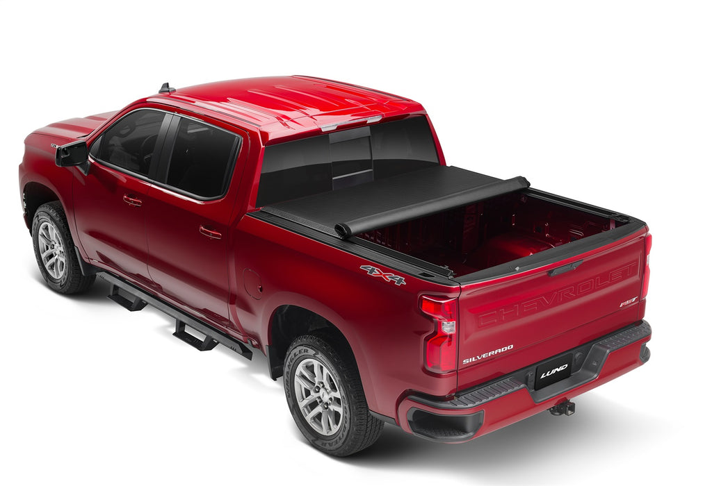 Lund 960292 Genesis™ Roll Up Tonneau; Black Leather Look; Will Not Fit Carbon Pro Bed; - Truck Part Superstore