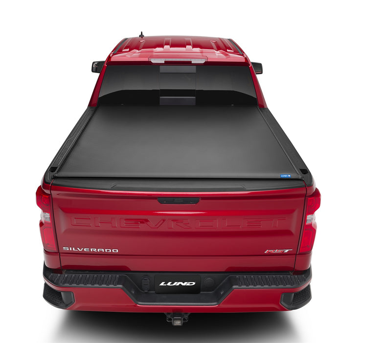 Lund 960293 Genesis™ Roll Up Tonneau; Black Leather Look; - Truck Part Superstore