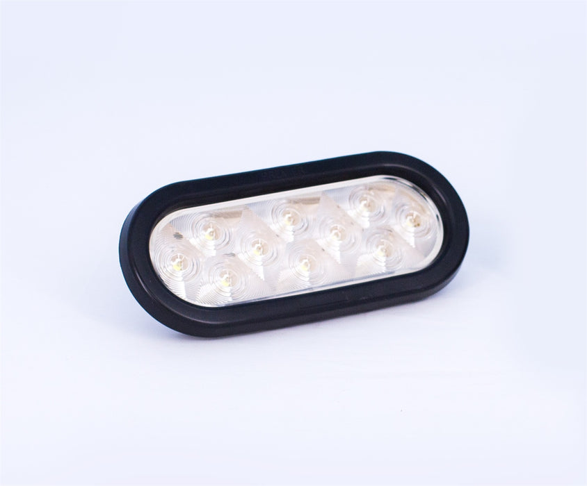 Ranch Hand LEDLIGHTCLEAR LED Light; 6 in. Oval; Clear LED Light; - Truck Part Superstore