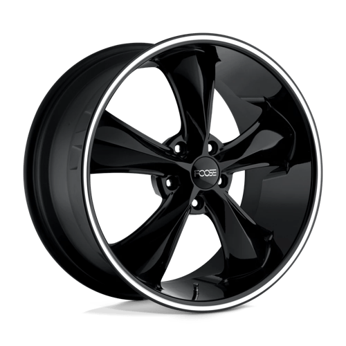 Foose 1PC F10417806545 F104 17X8 5X4.5 GL-BLK-MIL 01MM - Truck Part Superstore