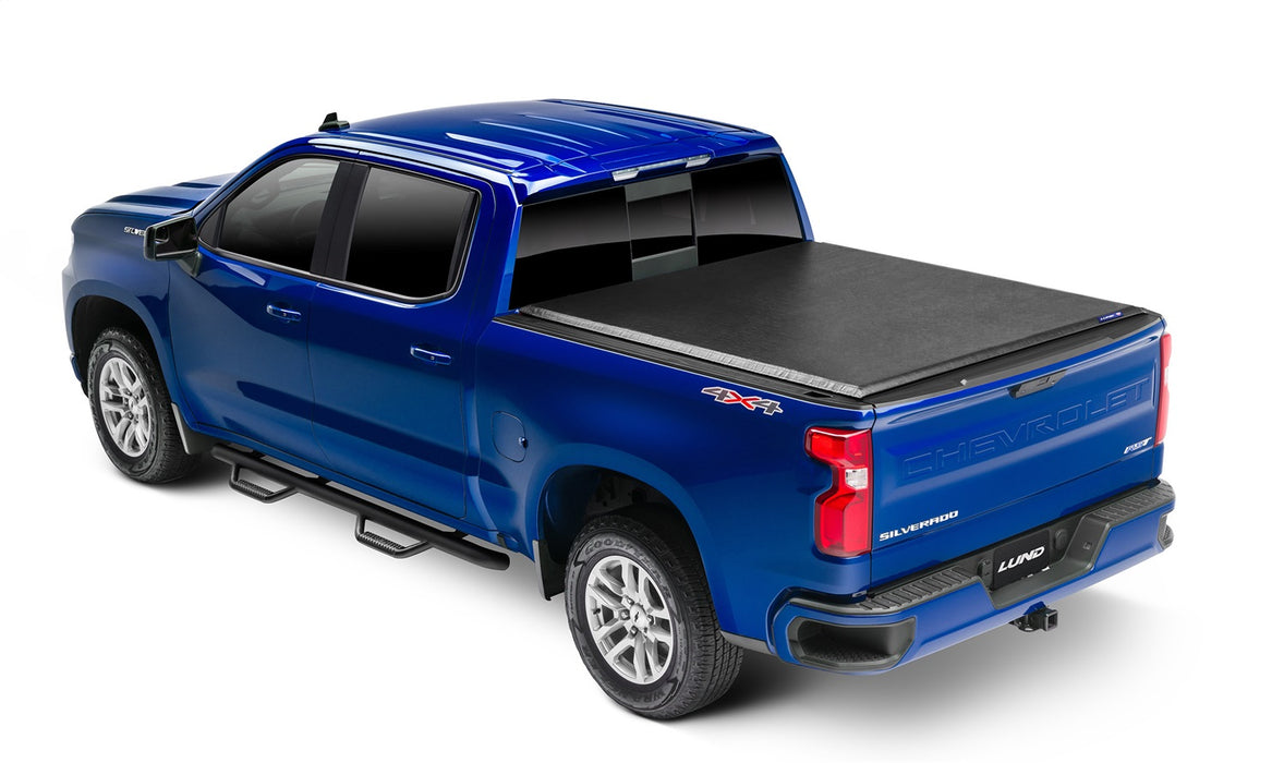 Lund 96017 Genesis™ Roll Up Tonneau; Black Leather Look; - Truck Part Superstore