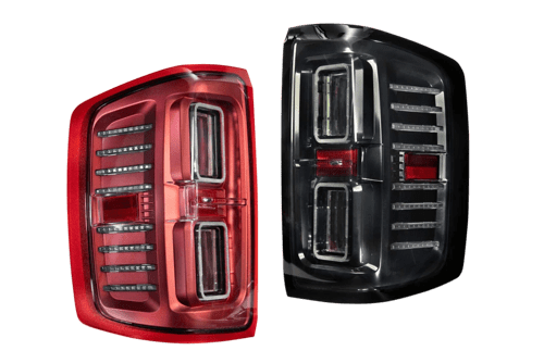 Morimoto LF424 MM XB TAILS: SILVERADO (14-18)(RED) - Truck Part Superstore