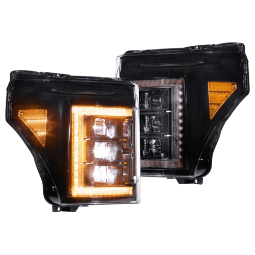 Morimoto LF505-A-ASM XB HEADLIGHTS SUPER DUTY 11-16 AMBER DRL - Truck Part Superstore