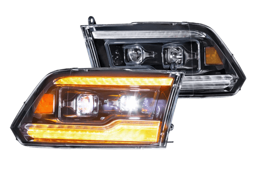 Morimoto LF520-A-ASM MM XB HEADS: DODGE RAM (09-18)(AMBERDRL) - Truck Part Superstore