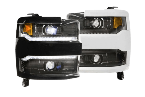 Morimoto LF541 MM XB HEADS: SILVERADO HD (15-19) - Truck Part Superstore