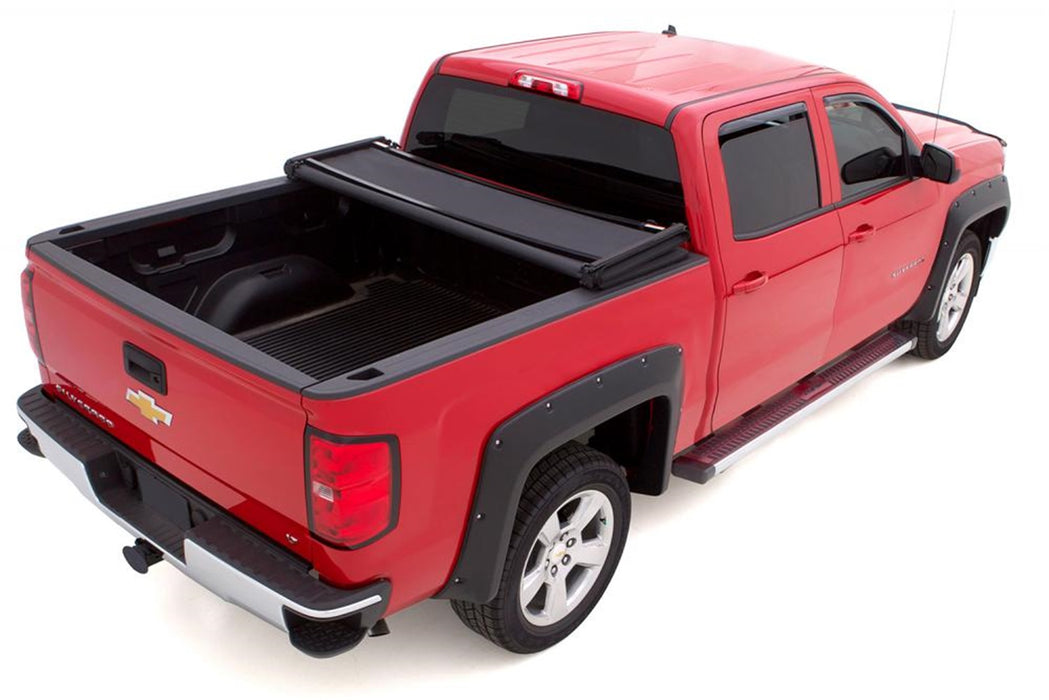 Lund 95894 Genesis™ Elite Tri-Fold Tonneau; Black; - Truck Part Superstore