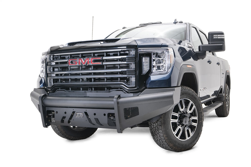 Fab Fours GM20-Q5061-1 Black Steel Front Bumper; w/o Guard; - Truck Part Superstore