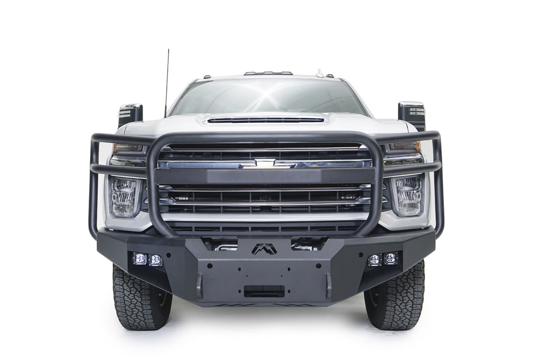 Fab Fours CH20-A4950-1 Premium Winch Front Bumper; w/Full Grill Guard; - Truck Part Superstore