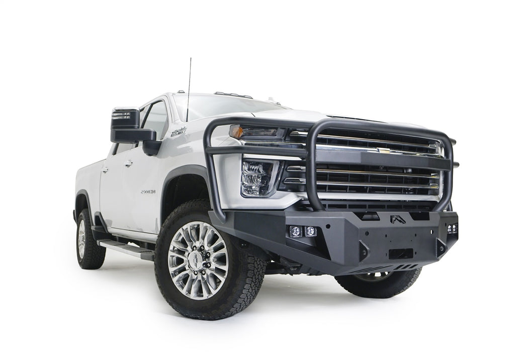 Fab Fours CH20-A4950-1 Premium Winch Front Bumper; w/Full Grill Guard; - Truck Part Superstore