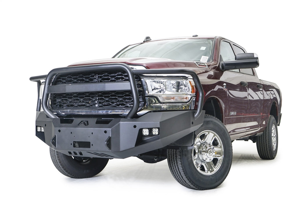 Fab Fours DR19-A4450-B Premium Winch Front Bumper; w/Full Guard Bare; - Truck Part Superstore