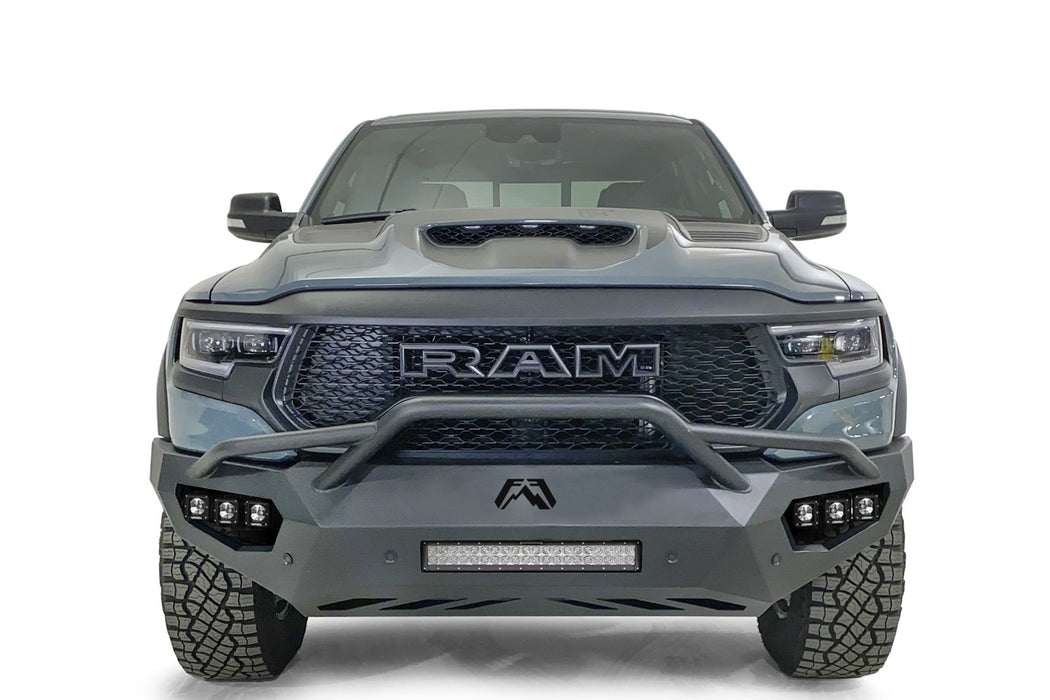 Fab Fours DX21-V4552-B Vengeance Front Bumper; Pre-Runner Guard; Sensor Compatible; Bare Steel; - Truck Part Superstore