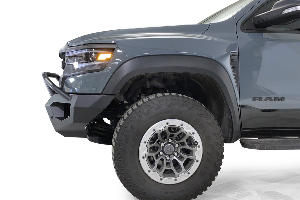 Fab Fours DX21-X5552-B Matrix Front Bumper; Pre-Runner Guard; Sensor Compatible; Bare Steel; - Truck Part Superstore