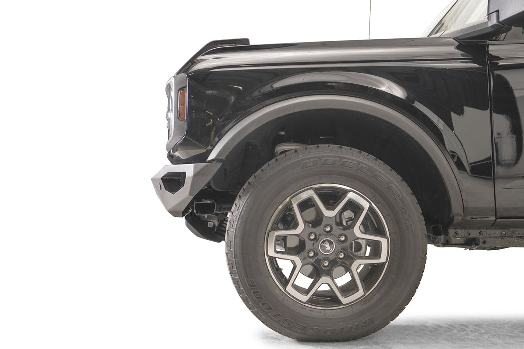 Fab Fours FB21-D5251-1 Vengeance Front Bumper; w/No Guard; 2 Stage Matte Black Powder Coat; - Truck Part Superstore
