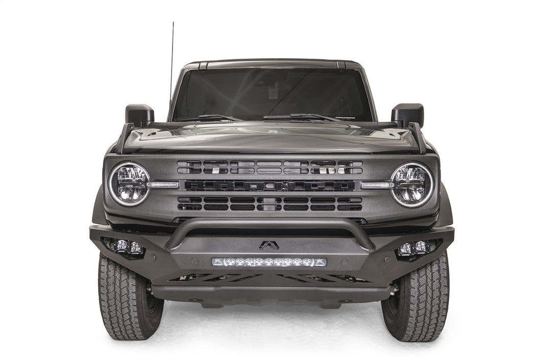 Fab Fours FB21-D5252-1 Vengeance Front Bumper; w/Pre-Runner Guard; 2 Stage Matte Black Powder Coat; - Truck Part Superstore