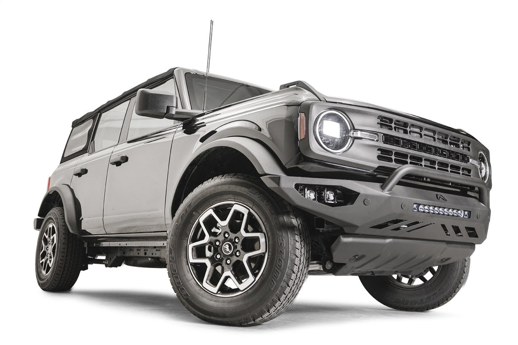 Fab Fours FB21-D5252-1 Vengeance Front Bumper; w/Pre-Runner Guard; 2 Stage Matte Black Powder Coat; - Truck Part Superstore