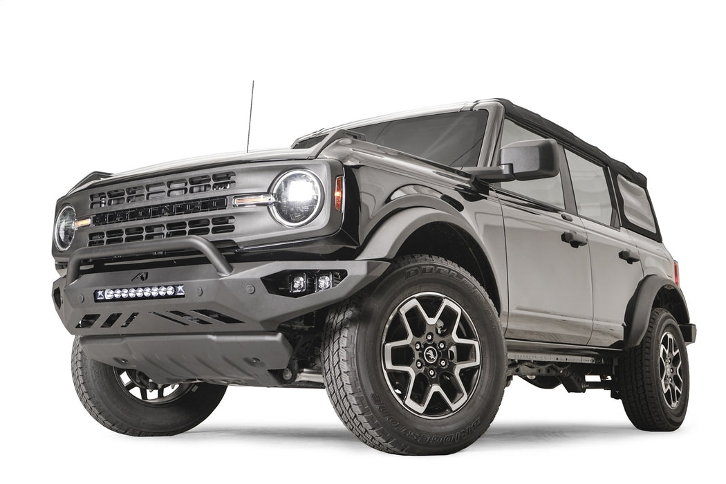 Fab Fours FB21-D5252-B Vengeance Front Bumper; w/Pre-Runner Guard; Bare Steel; - Truck Part Superstore