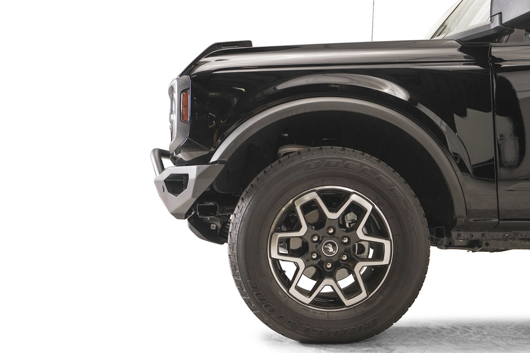 Fab Fours FB21-D5252-1 Vengeance Front Bumper; w/Pre-Runner Guard; 2 Stage Matte Black Powder Coat; - Truck Part Superstore