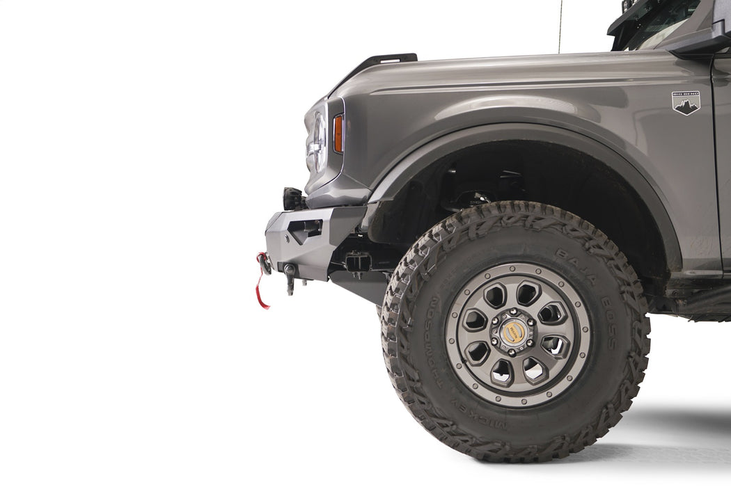 Fab Fours FB21-F5251-1 Lifestyle Winch Front Bumper; 2 Stage Black Powder Coated; w/No Guard; - Truck Part Superstore