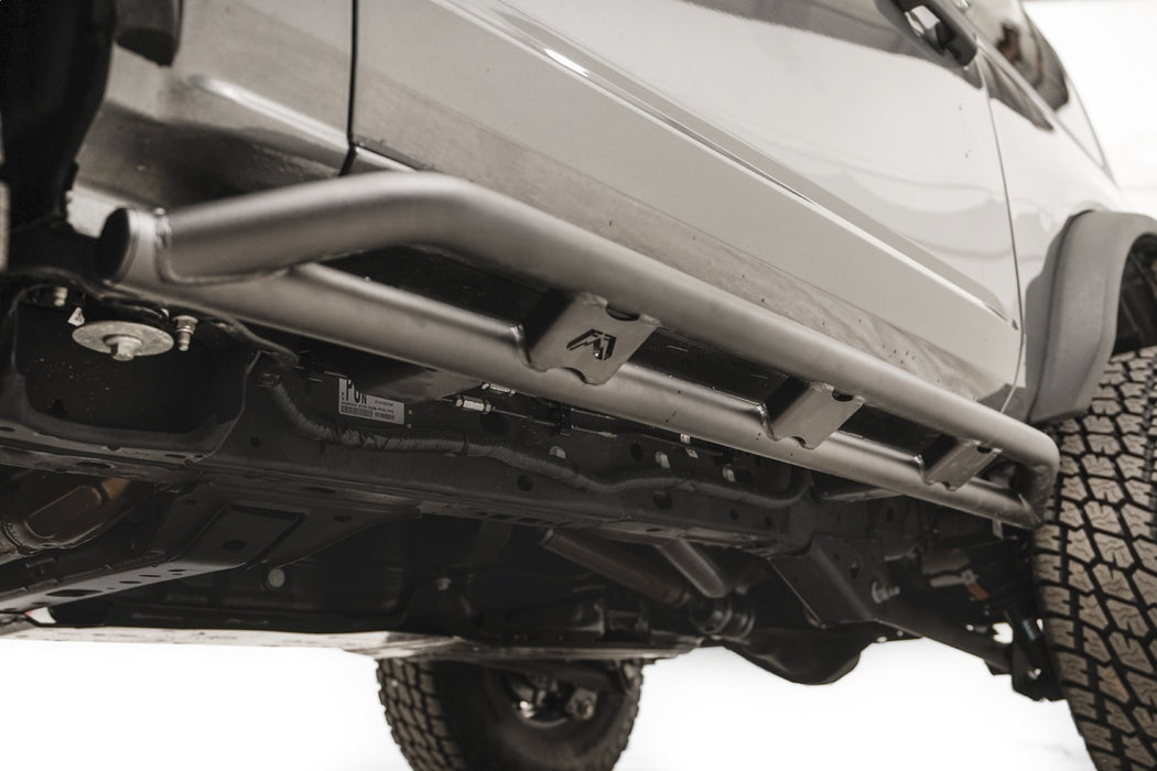 Fab Fours FB21-G5252-1 Rock Slider; 2 Stage Black Powder Coated; - Truck Part Superstore