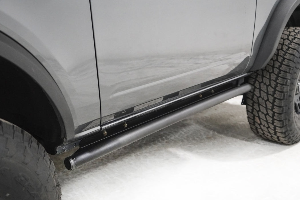 Fab Fours FB21-G5252-B Rock Slider; Uncoated/Paintable; - Truck Part Superstore