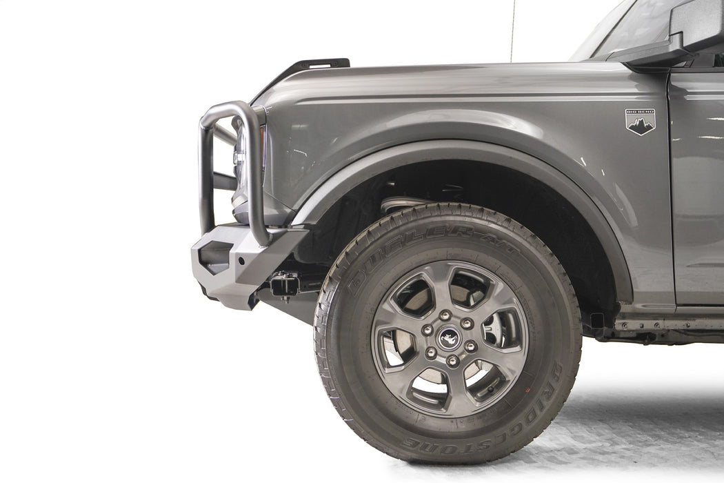 Fab Fours FB21-X5250-1 Matrix Front Bumper; w/Full Grill Guard; 2 Stage Matte Black Powder Coat; - Truck Part Superstore