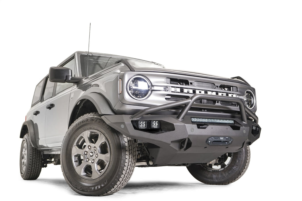 Fab Fours FB21-X5252-B Matrix Front Bumper; w/Pre-Runner Guard; Bare Steel; - Truck Part Superstore