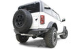 Fab Fours FB21-Y5252-1 Standard Rear Bumper; 2 Stage Black Powder Coated; - Truck Part Superstore