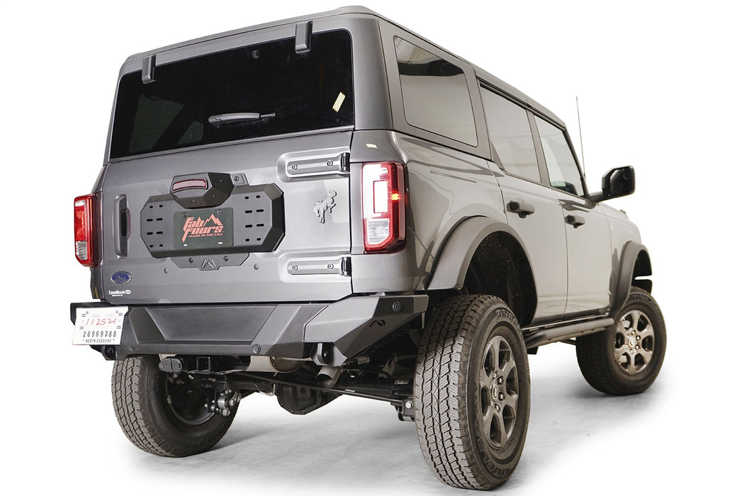 Fab Fours FB21-Z5251-1 Spare Tire Delete; 2 Stage Black Powder Coated; - Truck Part Superstore