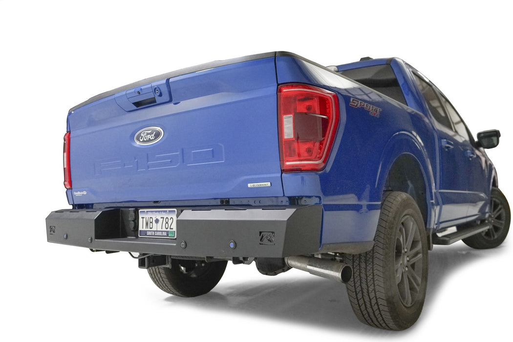 Fab Fours FF21-RT5150-1 Red Steel Rear Bumper - Truck Part Superstore