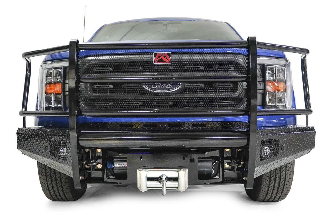 Fab Fours FF21-K5060-1 Black Steel Front Bumper - Truck Part Superstore
