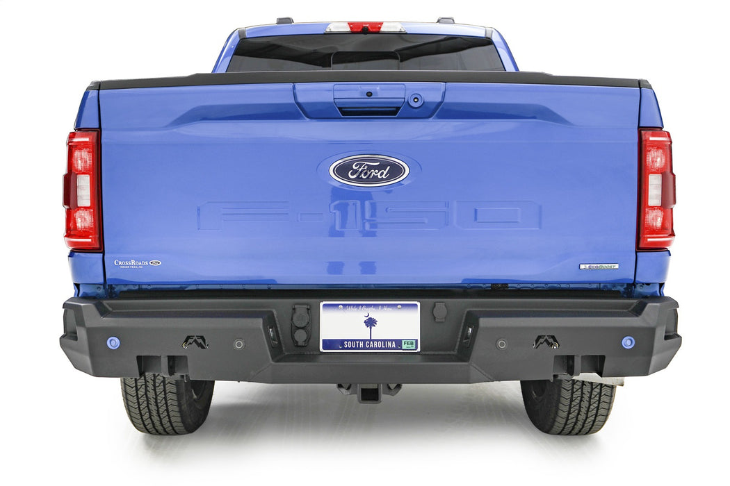 Fab Fours FF21-W5051-B Premium Rear Bumper; Bare Steel; w/Pre-Drilled Sensor Holes; - Truck Part Superstore