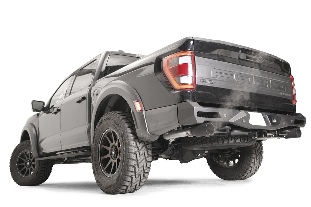 Fab Fours FR21-E5351-1 Vengeance Rear Bumper; 2 Stage Black Powder Coated; - Truck Part Superstore